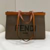 FD8265MG-168　フェンディ FENDI 2023年最新入荷 ピーカブー エックス トップハンドルバッグ トートバッグ ハンドバッグ 2way ショルダーバッグ レディースかばん