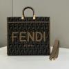 FD8572FKF-168　フェンディ FENDI 2023年最新入荷 サンシャイン ミディアム トートバッグ ハンドバッグ トップハンドルバッグ 2way ショルダーバッグ レディースかばん