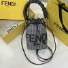 FD8591HS-168　フェンディ FENDI 2023年最新入荷 ミニバッグ モン トレゾール バゲットバッグ 斜め掛け ショルダーバッグ クロスボディバッグ レディースかばん