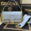 FD8563ZQL-168　フェンディ FENDI 2023年最新入荷 バゲットバッグ ホーボーバッグ 肩掛け ショルダーバッグ クロスボディバッグ レディースかばん