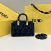 FD8570ASL-168　フェンディ FENDI 2023年最新入荷 ミニ バイ ザ ウェイ ボストンバッグ トップハンドルバッグ 2way ショルダーバッグ レディースかばん