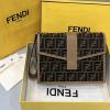 FD8590BKF-168　フェンディ FENDI 2023年最新入荷 メッセンジャーバッグ フラップバッグ 斜め掛け ショルダーバッグ クロスボディバッグ レディースかばん