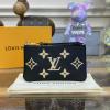 M80885-057　ルイヴィトン LOUISVUITTON 2023年最新入荷 ポシェット クレ チェーン付き 小銭入れ 財布 コインケース ジッピーウォレット モノグラム アンプラント レザー