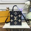 M81416-057　ルイヴィトン LOUISVUITTON 2023年最新入荷 プティット サックプラ トップハンドルバッグ トートバッグ 2way ショルダーバッグ モノグラム アンプラント レザー