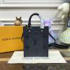 M81417-057　ルイヴィトン LOUISVUITTON 2023年最新入荷 プティット サックプラ トップハンドルバッグ トートバッグ 2way ショルダーバッグ モノグラム アンプラント レザー