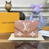 M81728-057　ルイヴィトン LOUISVUITTON 2023年最新入荷 ポルトフォイユ ヴィクトリーヌ 三つ折り短財布 ショートウォレット 小銭入れ付き ノグラム アンプラント レザー