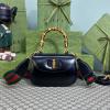 GG675797JBK-057　グッチ GUCCI 2023年最新入荷 スモール ジャンボ GG バンブーバッグ トップハンドルバッグ トートバッグ ハンドバッグ 斜め掛け ショルダーバッグ クロスボディバッグ レディースかばん