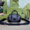 GG723307BBK-057　グッチ GUCCI 2023年最新入荷 GG スプリーム トップハンドルバッグ トートバッグ 斜め掛け ショルダーバッグ クロスボディバッグ レディースかばん キャンパス レザー