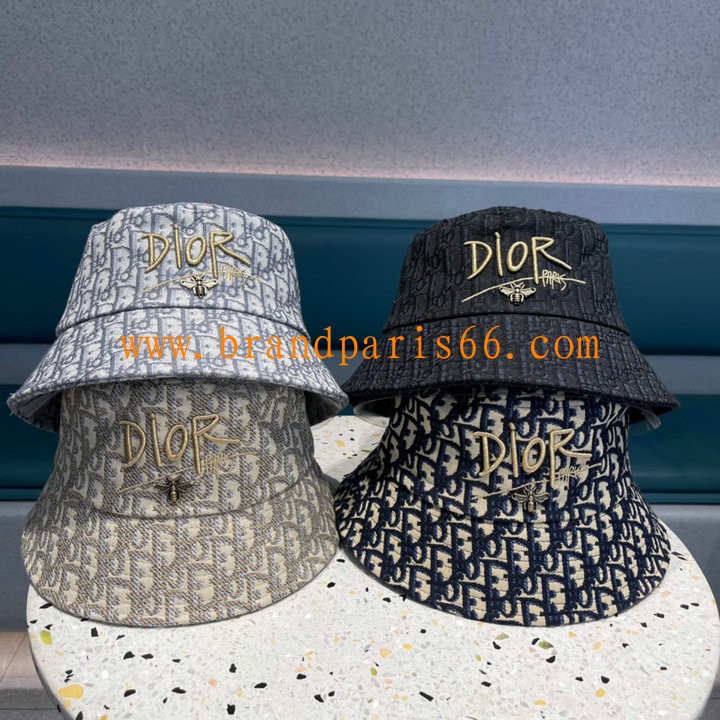 MZCD23003-MS　クリスチャンディオール CHRISTIAN DIOR 2023年最新入荷 ボブハット エスバドリーハット 帽子 短めのブリム 