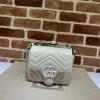 GG739681BS-057　グッチ GUCCI 2023年最新入荷 GGマーモント キルティング ショルダーバッグ クロスボディバッグ ミニバッグ レディースかばん