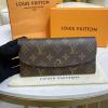 M60697-057　ルイヴィトン LOUISVUITTON 2023年最新入荷 ポルトフォイユ エミリー 二つ折り長財布 ロングウォレット 小銭入れ カード入れ モノグラムキャンパス