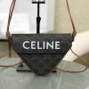 CE195902BKF-GH　セリーヌ CELINE 2023年最新入荷 トライアングルバッグ 斜め掛け ショルダーバッグ クロスボディ レディースかばん トリオンフキャンバス