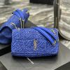 YSL515821BLS-99　イヴサンローラン Saint laurent YSL  2023年最新入荷 ジェイミー  ミディアム ラフィア フラップバッグ 斜め掛け ショルダーバッグ クロスボディバッグ レディースかばん