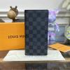 N62665-057　LOUISVUITTON ルイヴィトン 2018年最新入荷 ポルトフォイユ ブラザ 二つ折り長財布 ダミエグラフィット