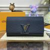 M61248-057　ルイヴィトン LOUISVUITTON 2023年最新入荷 ポルトフォイユ カプシーヌ 二つ折り長財布 ロングウォレット 小銭入れ 札入れ トリヨンレザー