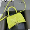 BA592833QEYYL-GH　バレンシアガ BALENCIAGA 2023年最新入荷 Hourglass スモール トップハンドルバッグ トートバッグ ハンドバッグ 斜め掛け ショルダーバッグ クロスボディバッグ