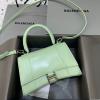 BA592833QPYBG-GH　バレンシアガ BALENCIAGA 2023年最新入荷 Hourglass スモール トップハンドルバッグ トートバッグ ハンドバッグ 斜め掛け ショルダーバッグ クロスボディバッグ