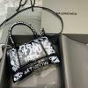 BA592833TPBK-GH　バレンシアガ BALENCIAGA 2023年最新入荷 Hourglass スモール トップハンドルバッグ トートバッグ ハンドバッグ 斜め掛け ショルダーバッグ クロスボディバッグ