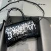 BA592833ZEBK-GH　バレンシアガ BALENCIAGA 2023年最新入荷 Hourglass スモール トップハンドルバッグ トートバッグ ハンドバッグ 斜め掛け ショルダーバッグ クロスボディバッグ