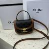 CE10L063BKF-GH　セリーヌ CELINE 2023年最新入荷 ミニ ブザス トリオンフ トートバッグ 斜め掛け ショルダーバッグ クロスボディバッグ