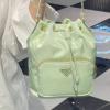 PD1BH038QY-GH　プラダ PRADA 2023年最新入荷 バスゲットバッグ トートバッグ 斜め掛け ショルダーバッグ クロスボディバッグ ドローストリングバッグ