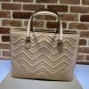 GG739684PLF-057　グッチ GUCCI 2023年最新入荷 GGマーモント キルティング ラージ トートバッグ ハンドバッグ トップハンドルバッグ