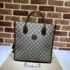 GG723308BKF-057　グッチ GUCCI 2023年最新入荷 インターロッキングG付き トートバッグ ハンドバッグ ショルダーバッグ クロスボディバッグ
