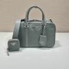 PD1BB092QH-99　プラダ PRADA 2023年最新入荷 ナッパアンティーク ミディアム トップハンドルバッグ トートバッグ 2way ショルダーバッグ クロスボディバッグ