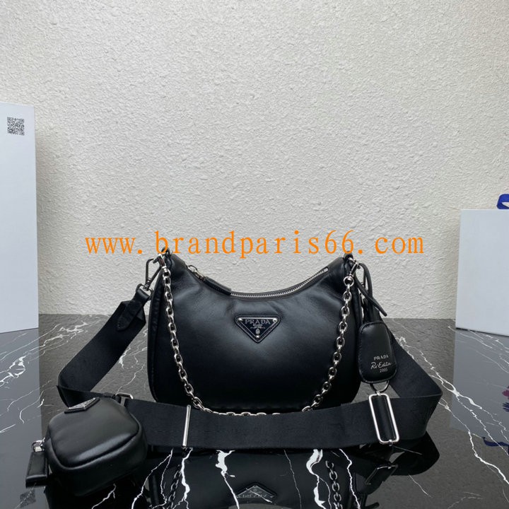PD1BH204PBK-GH　プラダ PRADA 2023年最新入荷 Re-Edition 2005 ミニバッグ 斜め掛け ショルダーバッグ クロスボディバッグ