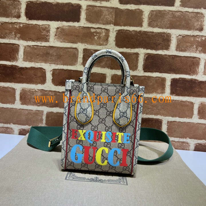 GG699406ZBK-057　グッチ GUCCI 2023年最新入荷 ジャンボGG ミニ トートバッグ ハンドバッグ 2way 斜め掛け ショルダーバッグ クロスボディバッグ レディースかばん