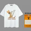 TDLV23041-MS　ルイヴィトン LOUISVUITTON 2023年夏最新入荷 Tシャツ 半袖 ショートスリーブ スウェットシャツ 短袖 トップス レジャーシャツ 男女兼用