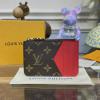 M81881-057　ルイヴィトン LOUISVUITTON 2023年最新入荷 ポルト カルト ロミー カードケース 小銭入れ コインケース モノグラムキャンパス 短財布