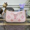 M82346-057　ルイヴィトン LOUISVUITTON 2023年最新入荷 イージー ポーチ ホーボーバッグ チェーン ウォレット モノグラム アンプラント レザー