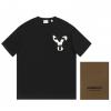 TDBR23009-MS　バーパリー BURBERRY 2023年最新入荷 Tシャツ 半袖 ショートスリーブ スウェットシャツ 短袖 クルーネック トップス レジャーシャツ 男女兼用