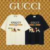 TDGG23034-MS　グッチ GUCCI 2023年最新入荷 Tシャツ 半袖 ショートスリーブ スウェットシャツ 短袖 クルーネック トップス レジャーシャツ 男女兼用