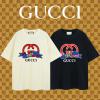 TDGG23037-MS　グッチ GUCCI 2023年最新入荷 Tシャツ 半袖 ショートスリーブ スウェットシャツ 短袖 クルーネック トップス レジャーシャツ 男女兼用