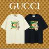 TDGG23040-MS　グッチ GUCCI 2023年最新入荷 Tシャツ 半袖 ショートスリーブ スウェットシャツ 短袖 クルーネック トップス レジャーシャツ 男女兼用