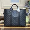 M30937-057　ルイヴィトン LOUISVUITTON 2023年最新入荷 ウィークエンド トートNM トップハンドルバッグ トートバッグ ブリーフケース ビジネスバッグ メンズかばん モノグラム エクリプス キャンバス