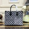 M46448-057　ルイヴィトン LOUISVUITTON 2023年最新入荷 オンザゴー PM ハンドバッグ トートバッグ 2way ショルダーバッグ ママバッグ ショッピングバッグ