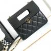 CH4025QBK-CC　シャネル CHANEL 2023年最新入荷 トップハンドル ミニ フラップ バッグ 斜め掛け ショルダーバッグ クロスボディバッグ レディースかばん