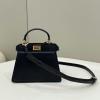 FD80062BK-168　フェンディ FENDI 2023年最新入荷 ピーカブー I see you petite トートバッグ ハンドバッグ 2way 斜め掛け ショルダーバッグ