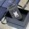 CD435PBK-GH　クリスチャンディオール CHRISTIAN DIOR 2023年最新入荷 スマートフォンケース 斜め掛け ショルダーバッグ クロスボディバッグ 携帯ケース