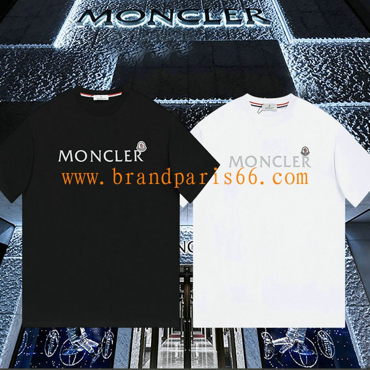 TDMC23010-MS　モンクレール MONCLER 2023年最新入荷 Tシャツ 半袖 ショートスリーブ スウェットシャツ 短袖 クルーネック トップス レジャーシャツ