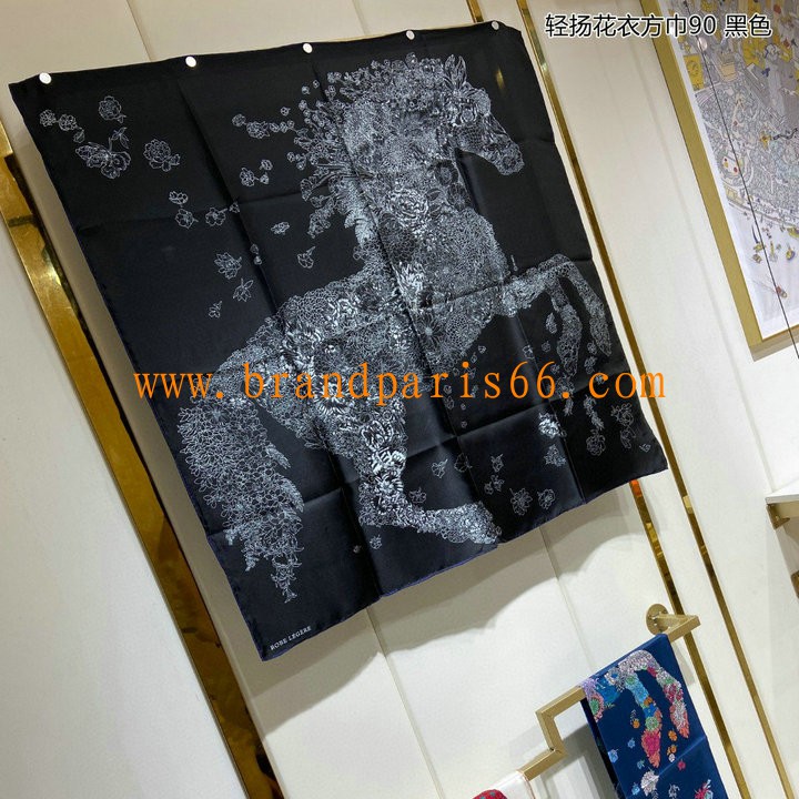 WJHE23024-AN　エルメス HERMES 2023年夏最新入荷 クエアスカーフ マフラー シルク