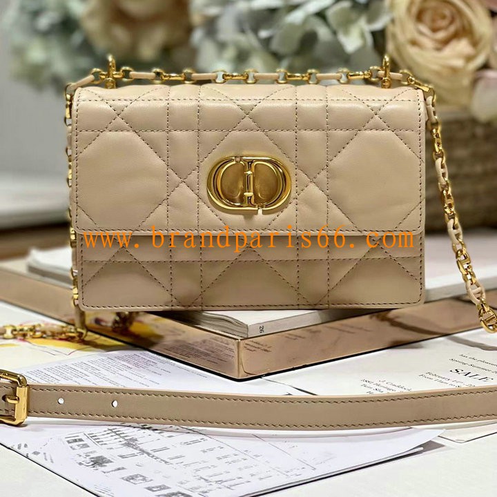 CD0069PXS-GH　クリスチャンディオール CHRISTIAN DIOR 2023年最新入荷 ミス カロ ミニバッグ チェーンウォレット 斜め掛け ショルダーバッグ クロスボディバッグ