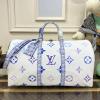 M10254-057　ルイヴィトン LOUISVUITTON 2023年最新入荷 LV バイ ザ プール キーポル バンドリエール 50 トラベルバッグ ダッフルバッグ 旅行かばん ボストンバッグ