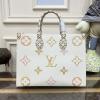 M22975-057　ルイヴィトン LOUISVUITTON 2023年最新入荷 LV バイ ザ プール オンザゴー MM ハンドバッグ トートバッグ ママバッグ ショッピングバッグ ウィメンズかばん