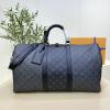 M45392-057　ルイヴィトン LOUISVUITTON 2020年最新入荷 キーポル バンドリエール 50 ボストンバッグ トラベルバッグ 旅行かばん モノグラム エクリプス キャンバス 