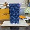 M61697L-057　ルイヴィトン LOUISVUITTON 2023年最新入荷 ポルトフォイユ ブラザ NM 二つ折り長財布 ロングウォレット カードケース 札入れ モノグラム ウォッシュ デニム キャンバス