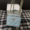 CH2198QL-CC　シャネル CHANEL 2023年最新入荷 チェーン クラッチ ヴァニティー ケース 斜め掛け ショルダーバッグ クロスボディバッグ 化粧かばん 